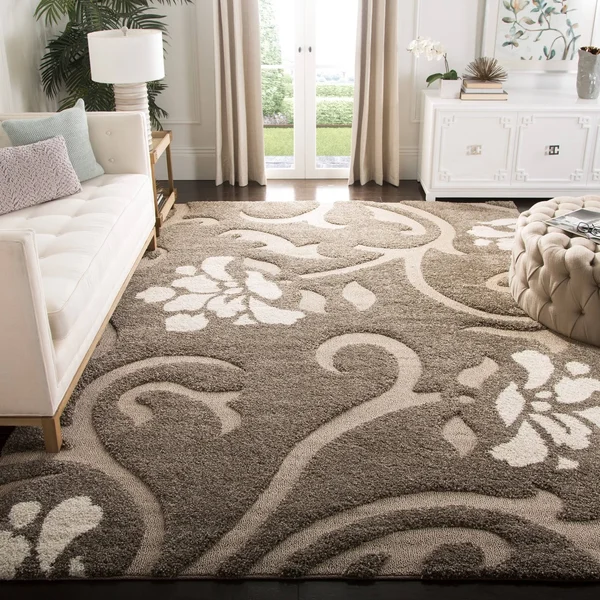 Safavieh Florida Shag Grey & Beige 2&-3x22 x 11& Rug