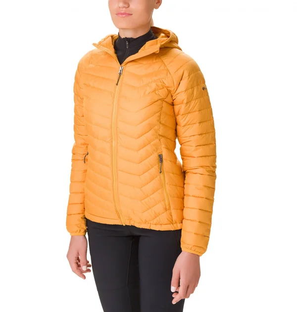 Columbia Powder Lite Hooded Jacket - Raw Honey - Winter Jackets S