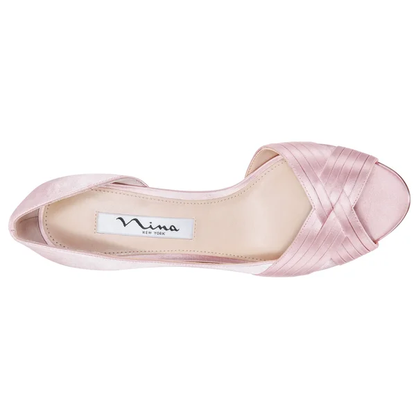 Nina Contesa Open Toe Pump - Pink - 7.5 M