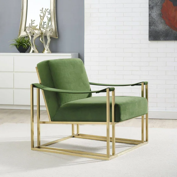TOV Furniture Baxter Velvet Chair - Green