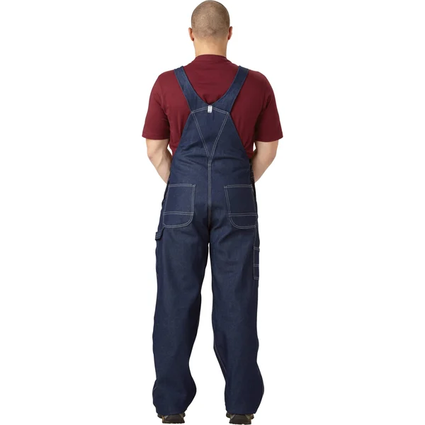 Key Denim Bib Overall - Indigo Denim Rigid