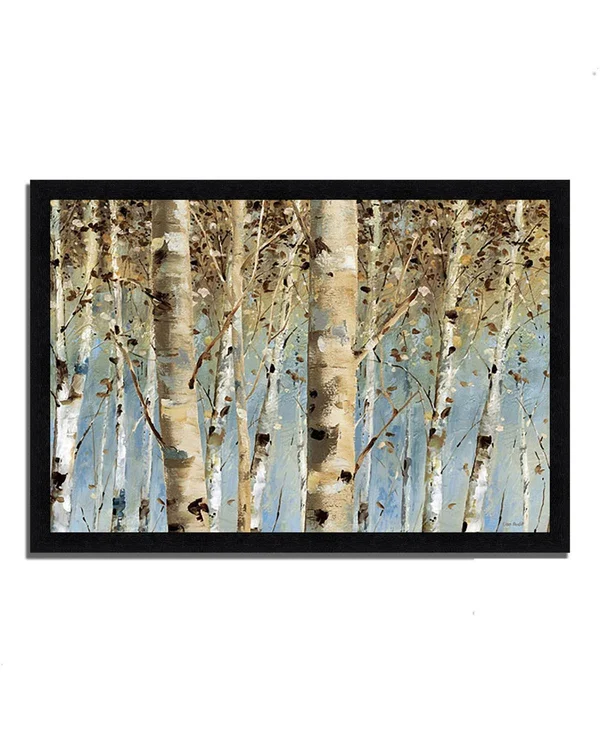 41x22 x 60x22 White Forest I by Lisa Audit Framed Painting Print