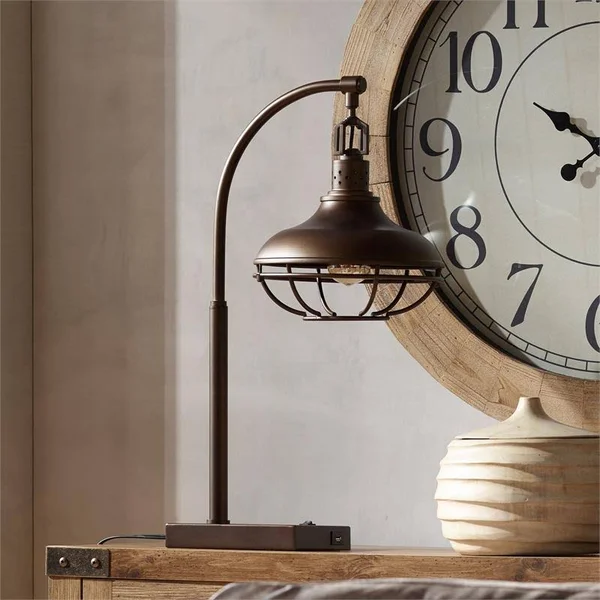 Pacific Coast Lighting Millenial Bronze-Rubbed Table Lamp-37V83