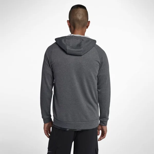 Men's Dry Training Full-Zip Hoodie Nike Charcoal