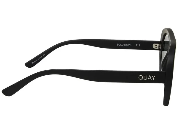 Quay Australia Bold Move Fashion Sunglasses Black/Purple