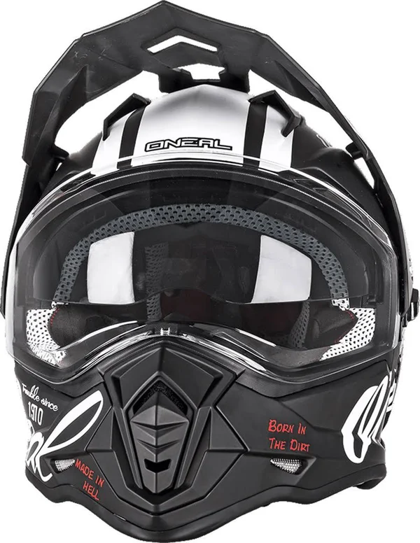 O&Neal Sierra II Torment Helmet Black White
