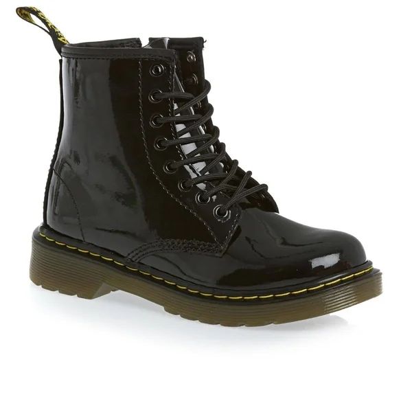 Dr. Martens Black Patent Brooklee Delaney Boots