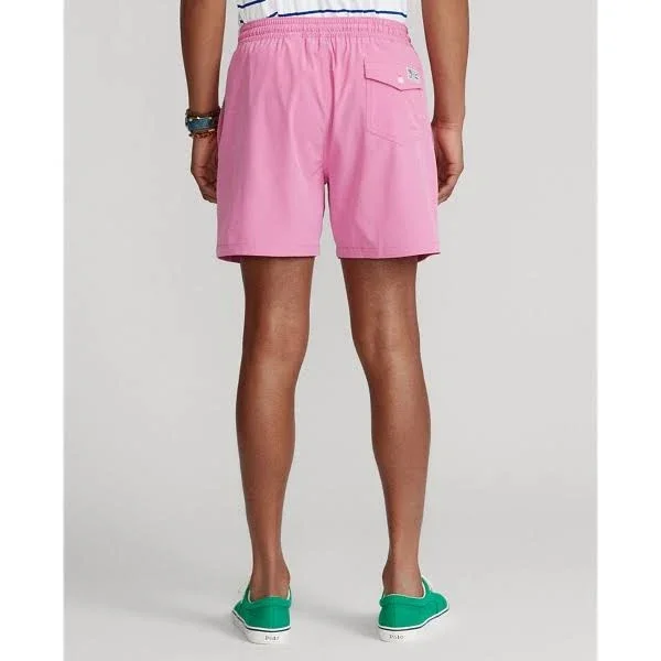 Ralph Lauren Men's 5.75-Inch Traveler Classic Swim Trunk - Size Xs in Resort Rose