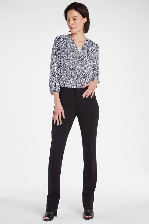 Nydj Ponte Trouser Pants Women's Black : 16 33