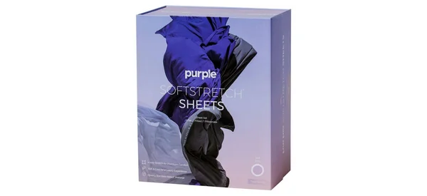 Purple Twin/Twin Extra Long SoftStretch Sheet Set - Lilac