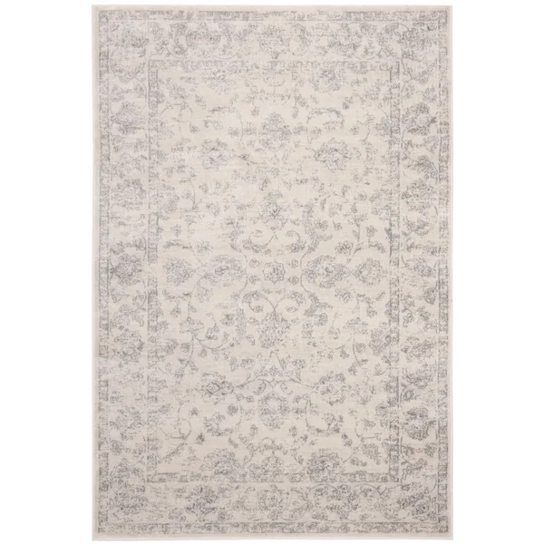 Safavieh Carnegie Dark Grey & Cream 4& x 6& Rug