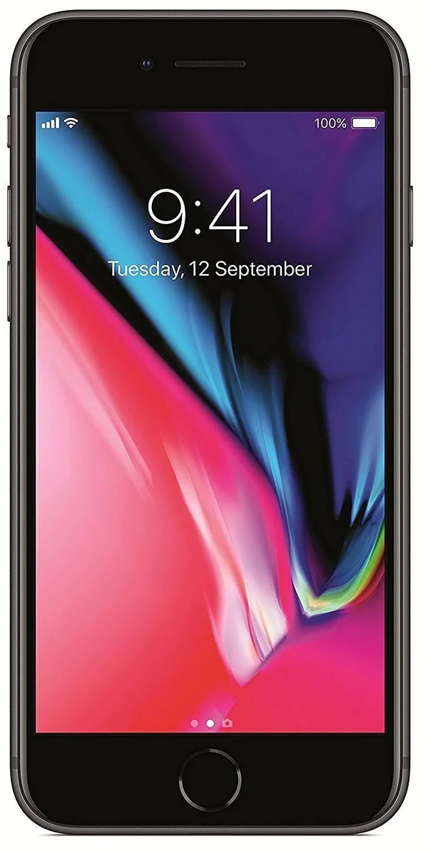Apple iPhone 8, Fully Unlocked, 256gb - Space Gray (Refurbished)