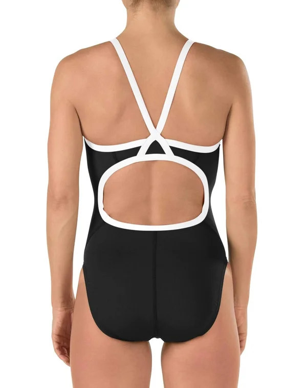 Speedo Women's Flyback Endurance+ Training Swimsuit - Size: 32, Black