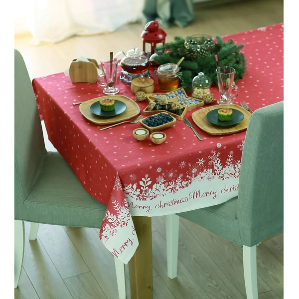 Merry Christmas Printed Decorative Tablecloth - Mikeu0026Co 55x55