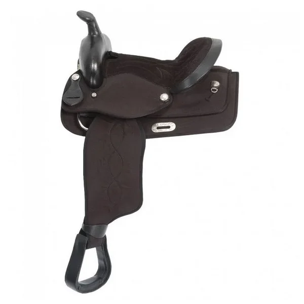 King Series Krypton Synthetic Western Pony Saddle - Brown