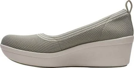 Clarks Cloudsteppers Women's Step Rose Fern Shoes - Dusty Olive Textile
