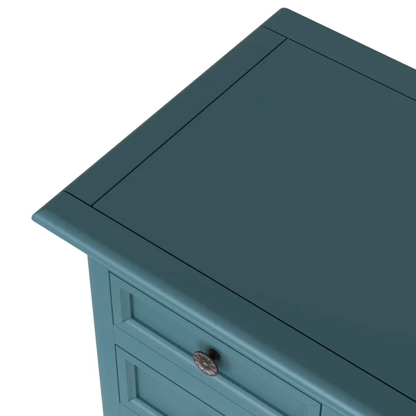 45&& Console Table Sofa Table with 6 Draweru0026 1 Cabinetu0026 1 Shelf, Green - Wood