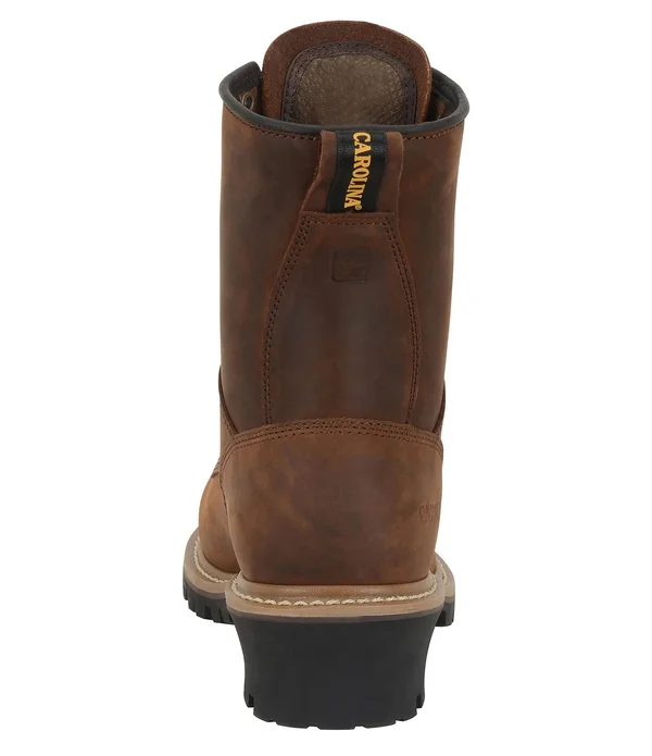 Carolina Men's 8 in. Waterproof Steel Toe Logger Boots