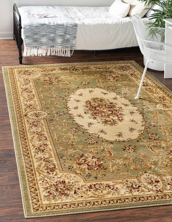 Unique Loom Phillipe Versailles Area Rug - 9& x 12& Green