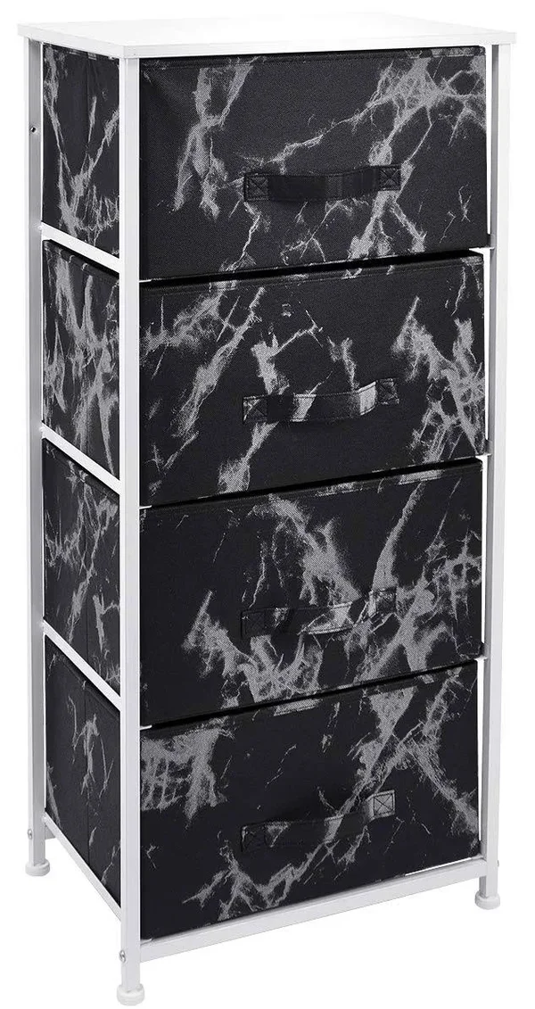 Sorbus Nightstand with 4 Drawers - Bedside Furniture & Night Stand End Table Dresser for Home - Bedroom Accessories, Office