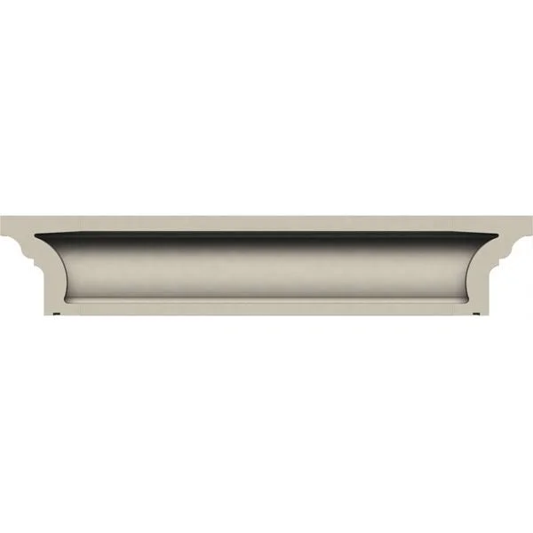 Ekena Millwork CRH05X40ST 40x22 Bottom Width x 44 3/8x22 Top Width x 5x22H x 1 7/8x22P Stratford Crosshead