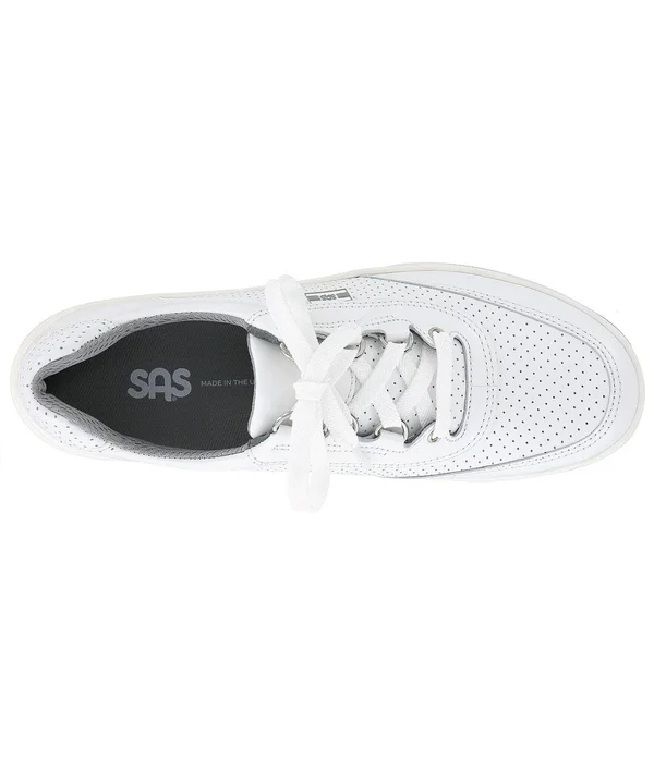 SAS Women's Sporty Lux Blue Perf 8 Double Wide