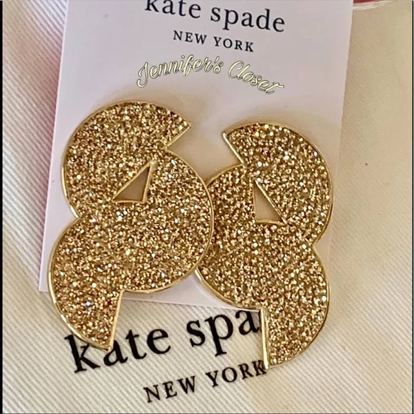 Kate Spade Jewelry - Kate Spade Pave Statement Stud Earrings, Color: Gold, Size: Os, Jennif_Closet&s Closet