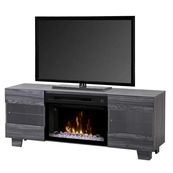 Dimplex Max Media Console Electric Fireplace with Acrylic Ember Bed