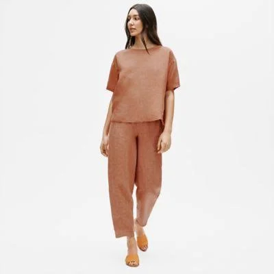 Eileen Fisher Petites Organic Linen Top