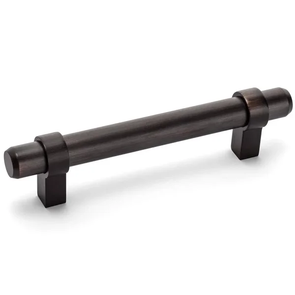 Cosmas 161-128orb Oil Rubbed Bronze Cabinet Bar Handle Pull - 5x22 (128mm) Hole Centers - 25 Pack
