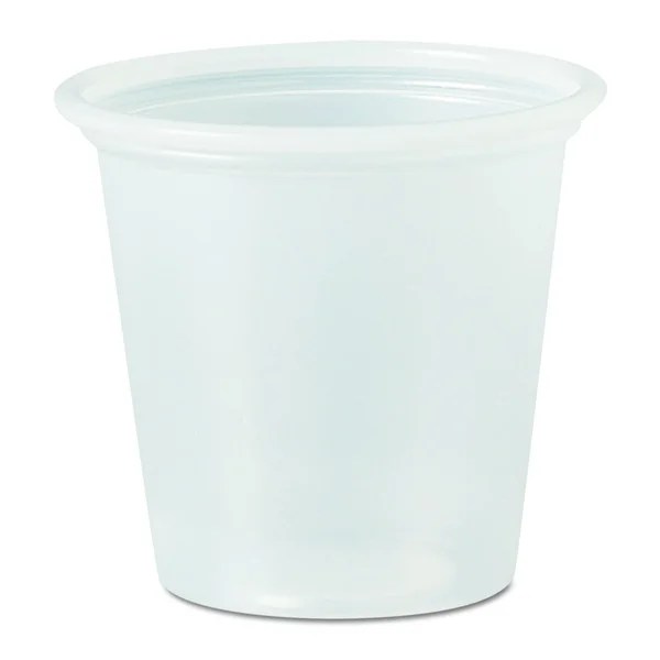 Dart Polystyrene Portion Cups - 1 1/4 oz, Translucent, 2500/Carton