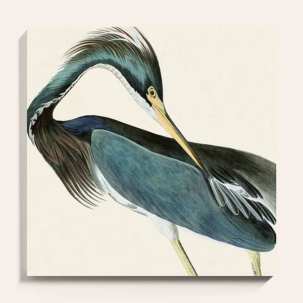 Sea Heron Stretched Canvas 30x22 x 30x22 - Ballard Designs