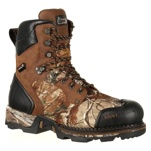 Men's Rocky 8 inch Maxx 800G Insulated Waterproof Boot Rks0322 - Size: 11.5 Medium, Brown