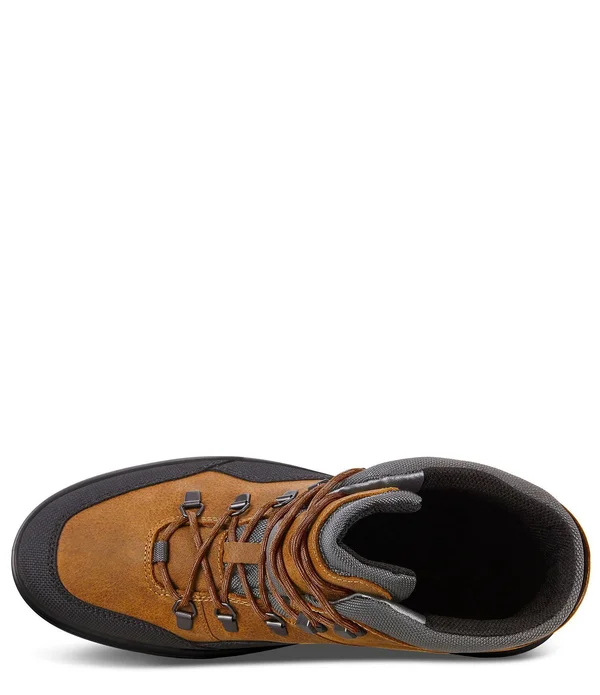Ecco Men's Soft 7 Tred Terrain Mid Boots - Black-Amber in Size 47