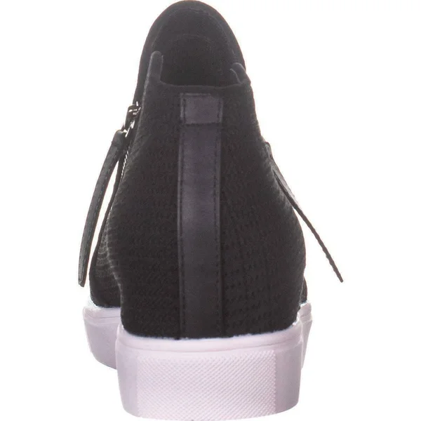 Steve Madden Black Camden Knit Wedge Sneakers