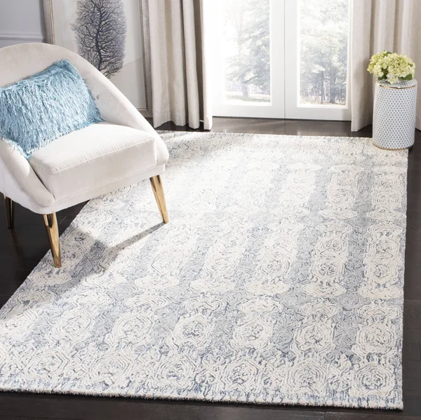 Safavieh Glamour 536 Blue/Ivory 8& x 10& Area Rug