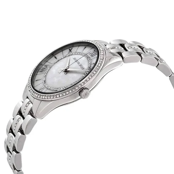 Michael Kors Women's Mini Lauryn Stainless-Steel Watch -Silver