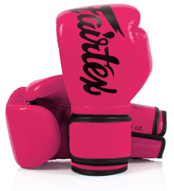 Fairtex Bgv14 Pink/Black Muay Thai Boxing Glove, 8 oz
