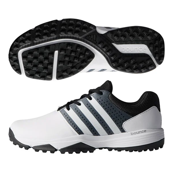 Adidas 360 Traxion Golf Shoes Cloud White/Cloud White/Core Black 9 M