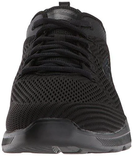 Skechers Men's Relaxed Fit: Equalizer 3.0 Sneakers - Black/Black, 6.5
