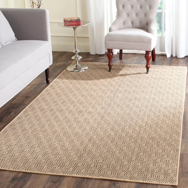 Safavieh Palm Beach PAB512A Area Rug Natural - Black 2& x 8& Runner