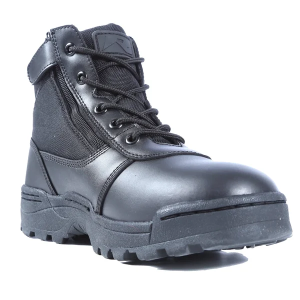 Ridge Footwear 4205 Dura-Max Mid-Zipper Tactical Black Leather Boots