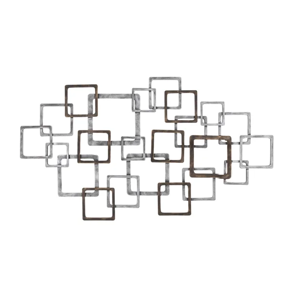 Sagebrook Home Metal 24x22 Wall Decor - Bronze/ Silver, WB
