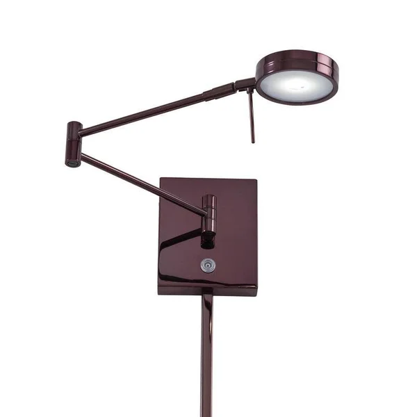 George Kovacs P4308-647 LED Swing Arm Wall Lamp, Copper Bronze Patina