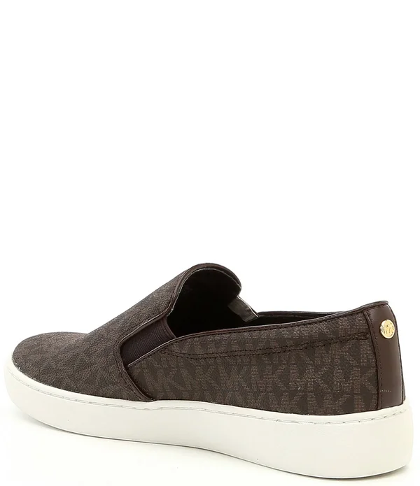 Michael Michael Kors Black Keaton Slip on Sneakers