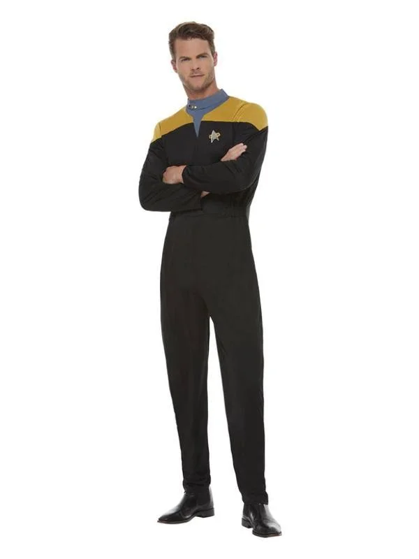 Star Trek Men's Voyager Operations Uniform Costume - L