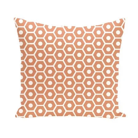 E by Design Subline Geometric Throw Pillow Color: Navy Blue, Size: 26x22 H x 26x22 W