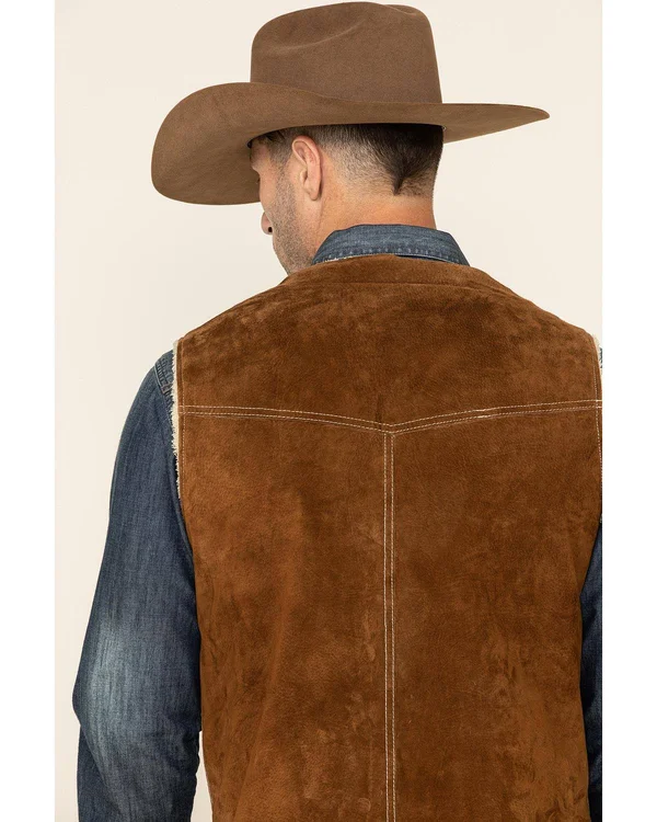 Scully Boar Suede Leather Vest