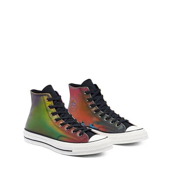 Converse Mens Chuck Taylor 70 High Top - Shoes Black/Multi/White Size 10.5