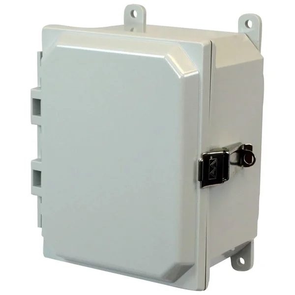 Allied Moulded Products, AMP1084L, Wall Mount Enclosure, 9.93H x 8.15W